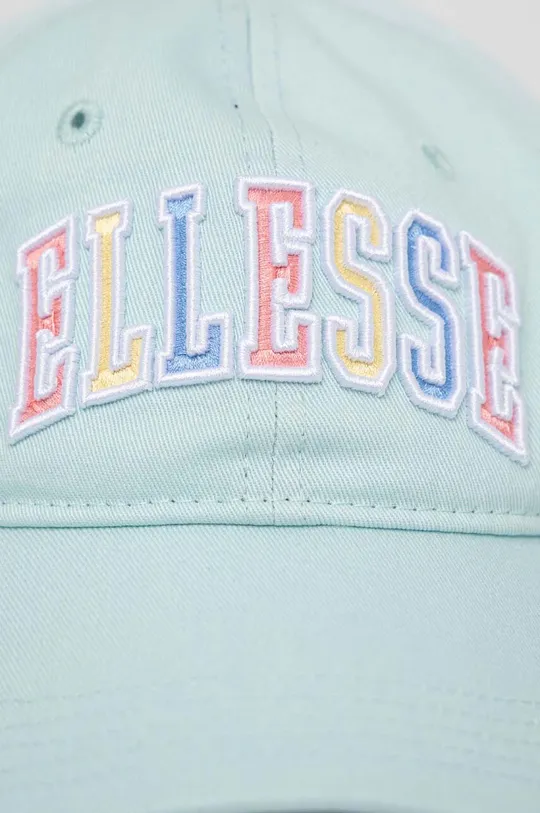 Βαμβακερό καπέλο του μπέιζμπολ Ellesse μπλε