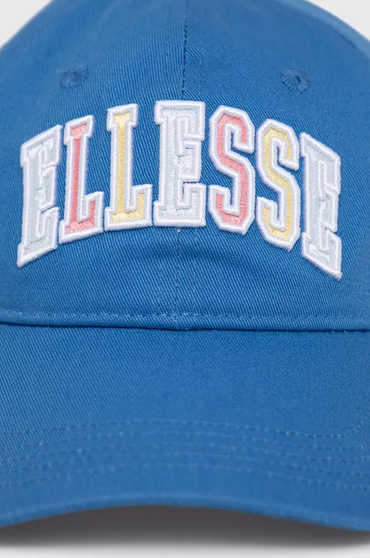 Ellesse czapka z daszkiem bawełniana niebieski