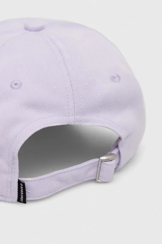 Converse czapka z daszkiem fioletowy