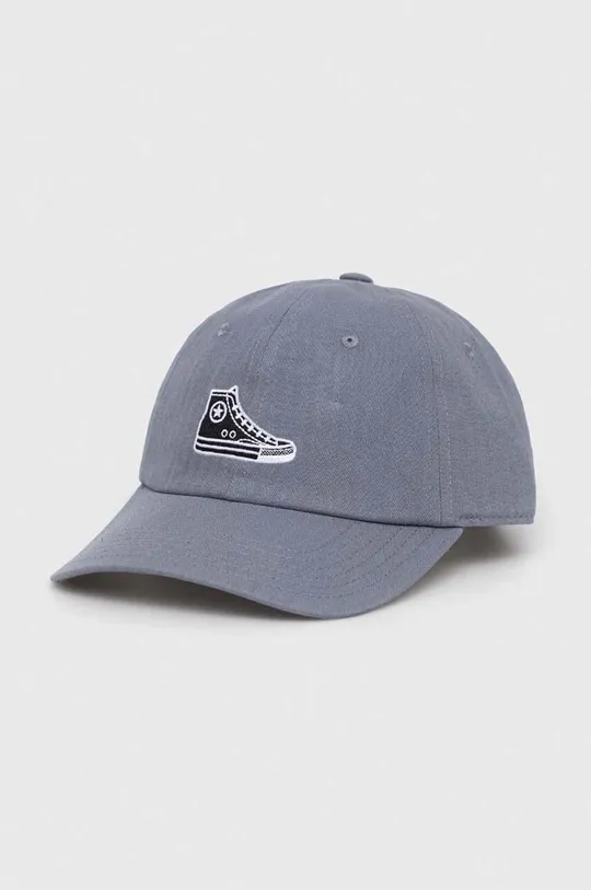 μπλε Βαμβακερό καπέλο του μπέιζμπολ Converse Unisex
