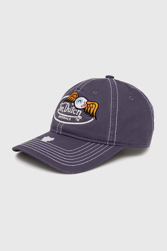 granatowy Von Dutch czapka z daszkiem bawełniana Unisex