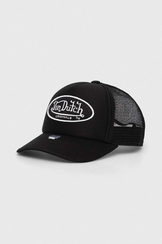 czarny Von Dutch czapka z daszkiem Unisex