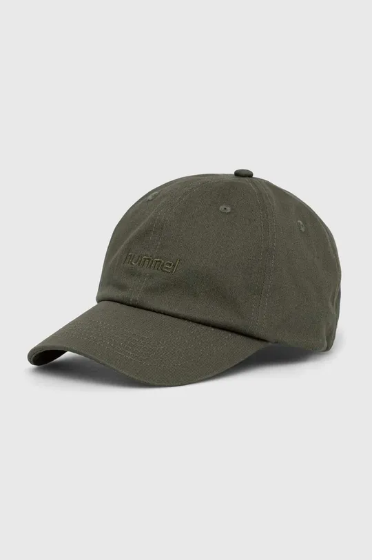 πράσινο Βαμβακερό καπέλο του μπέιζμπολ Hummel Unisex