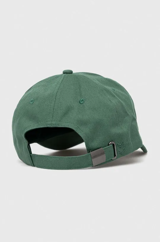 Βαμβακερό καπέλο του μπέιζμπολ Hummel πράσινο