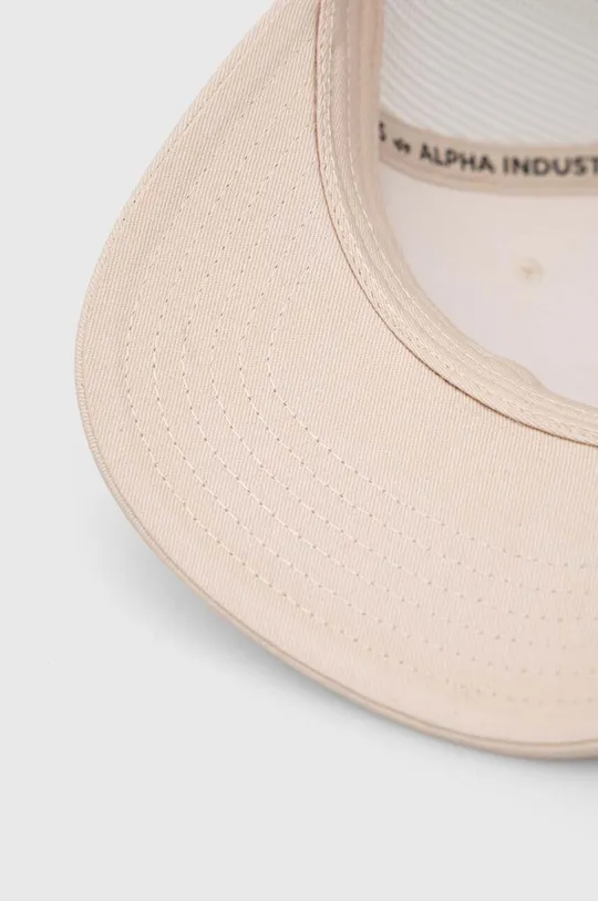 beżowy Alpha Industries czapka