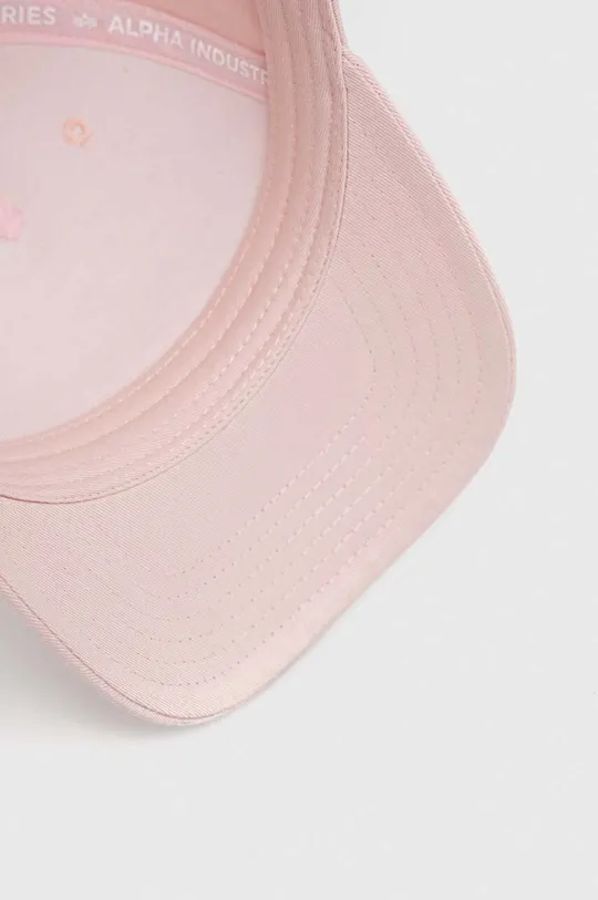 ροζ Βαμβακερό καπέλο Alpha Industries