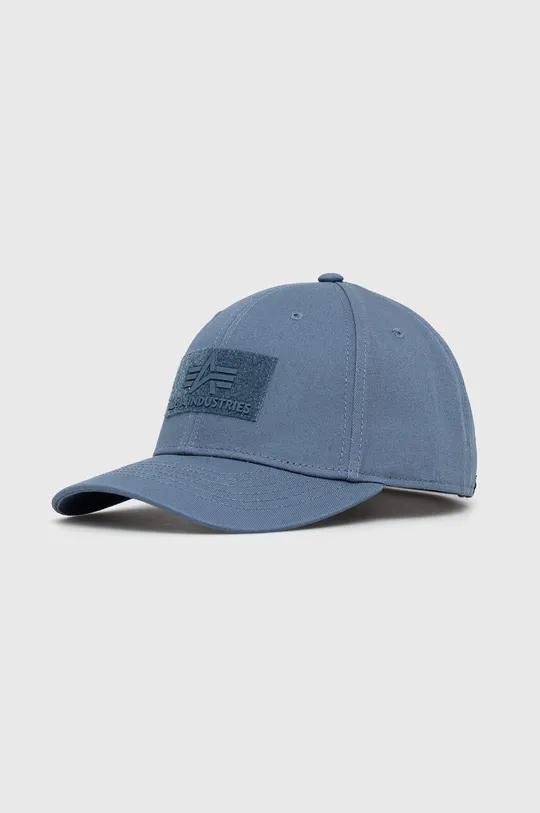 niebieski Alpha Industries czapka bawełniana Unisex