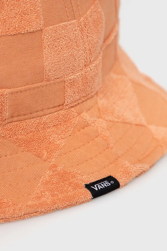 Шляпа из хлопка Vans оранжевый