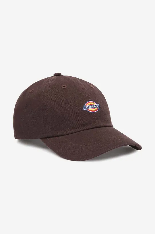 brązowy Dickies czapka z daszkiem bawełniana Hardwick Unisex