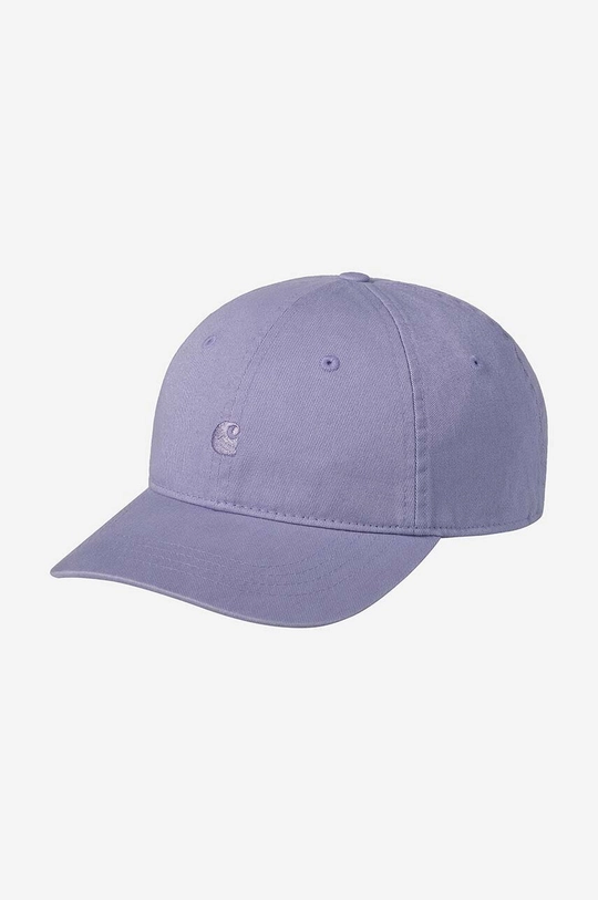 fioletowy Carhartt WIP czapka z daszkiem bawełniana Madison Logo Cap Unisex