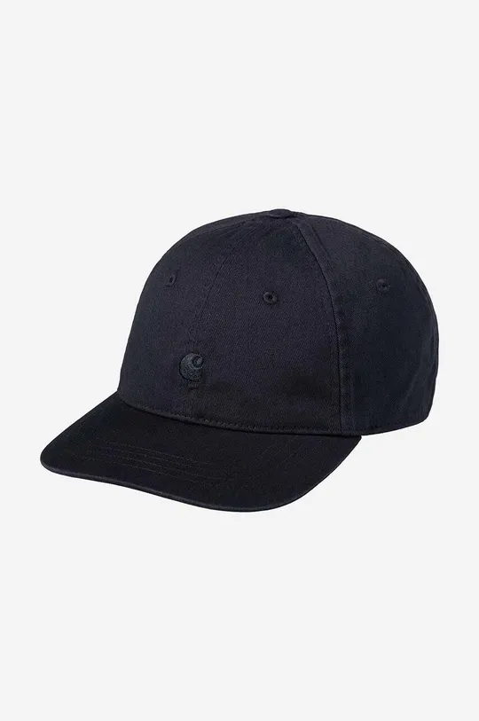 тъмносин Памучна шапка с козирка Carhartt WIP Madison Logo Cap Унисекс