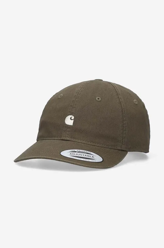 πράσινο Βαμβακερό καπέλο του μπέιζμπολ Carhartt WIP Madison Logo Cap Unisex