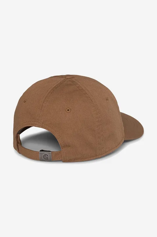 Carhartt WIP czapka z daszkiem bawełniana Madison Logo Cap brązowy
