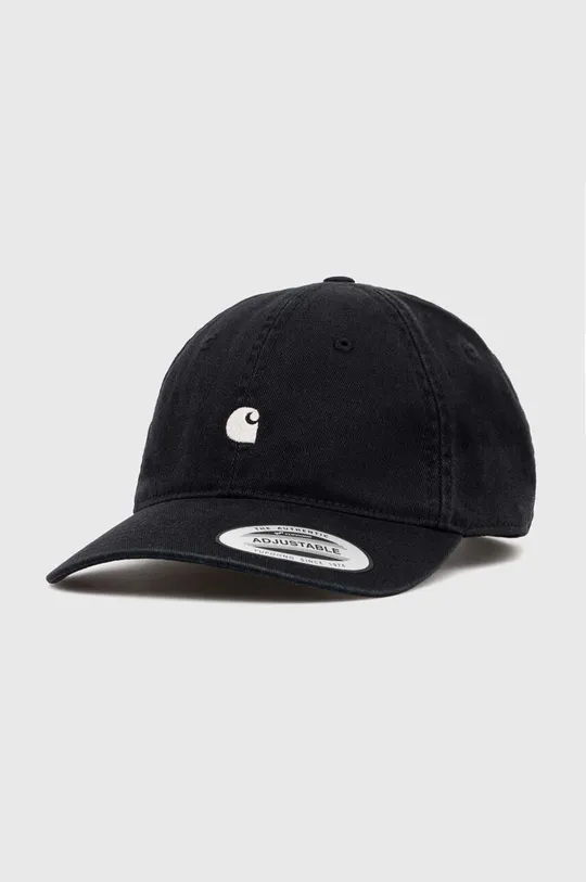 negru Carhartt WIP șapcă de baseball din bumbac Madison Logo Cap Unisex