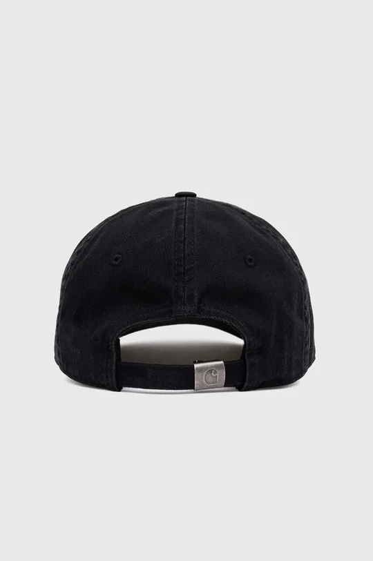 Хлопковая кепка Carhartt WIP Madison Logo Cap чёрный