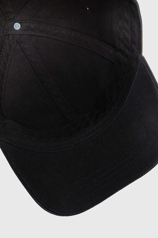 czarny Carhartt WIP czapka z daszkiem bawełniana Madison Logo Cap