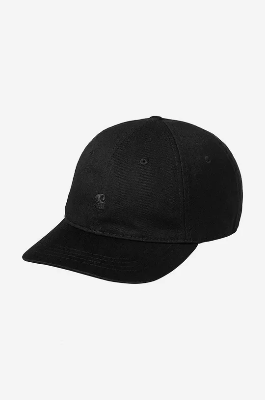 black Carhartt WIP cotton baseball cap Madison Logo Cap Unisex
