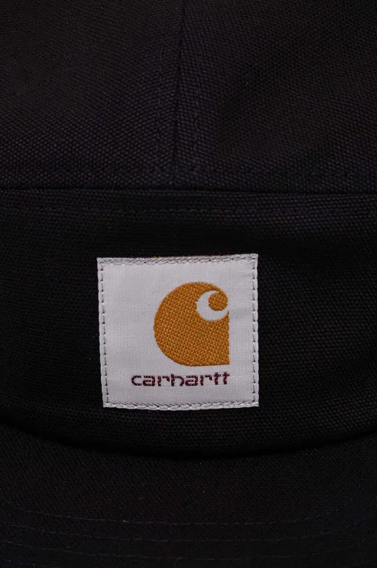 Carhartt WIP cotton baseball cap Backley Cap black