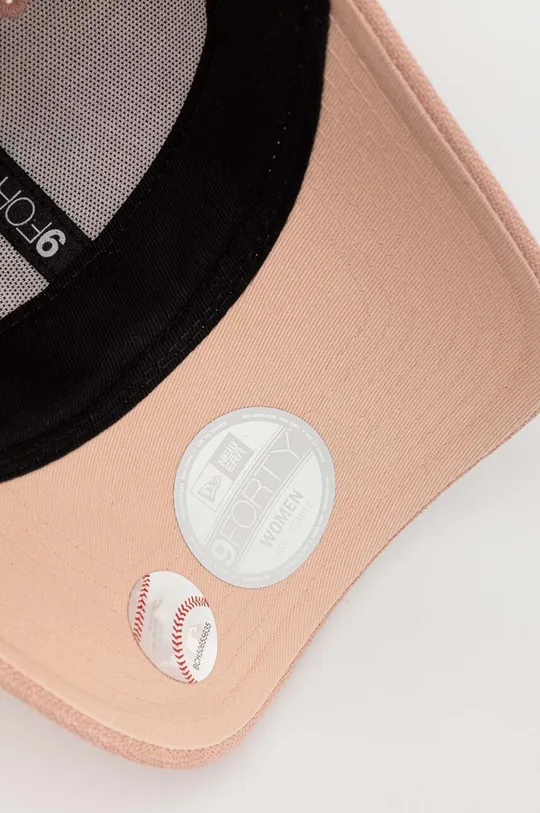 ροζ Καπέλο μπέιζμπολ από λινό ύφασμα New Era