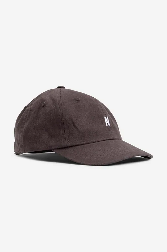 brązowy Norse Projects czapka z daszkiem bawełniana Twill Sports Cap Unisex