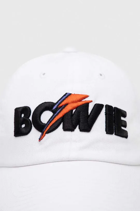 Βαμβακερό καπέλο του μπέιζμπολ American Needle David Bowie λευκό