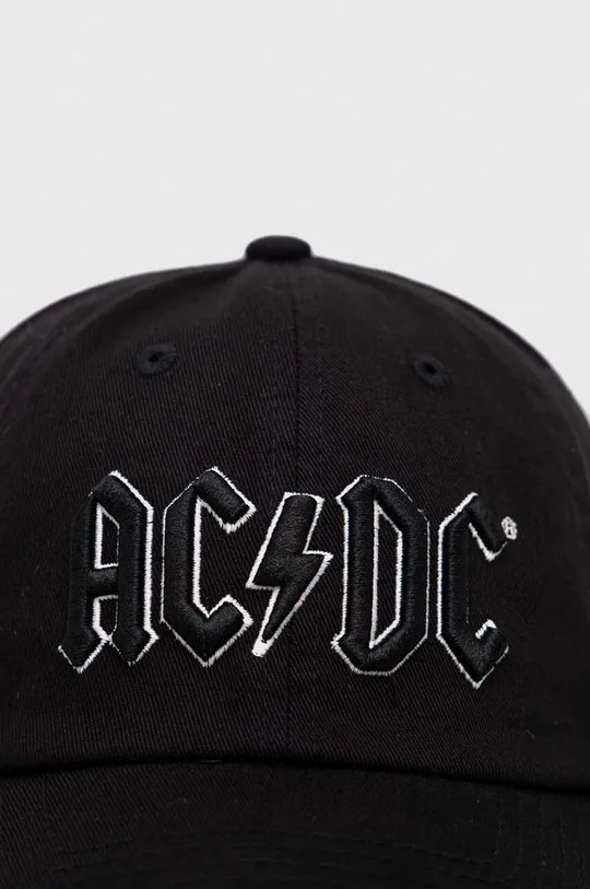 Βαμβακερό καπέλο του μπέιζμπολ American Needle ACDC μαύρο