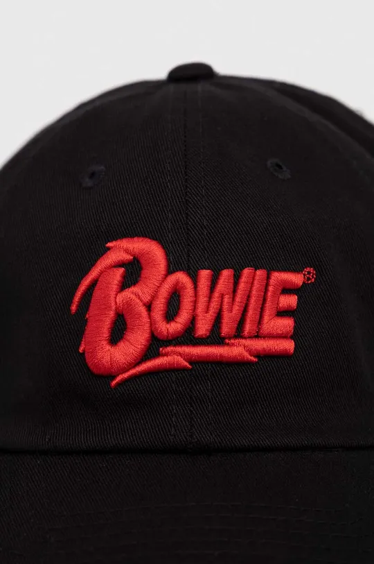 Βαμβακερό καπέλο του μπέιζμπολ American Needle David Bowie μαύρο