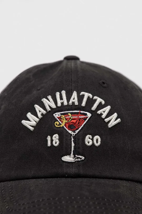 American Needle czapka z daszkiem bawełniana Manhattan czarny