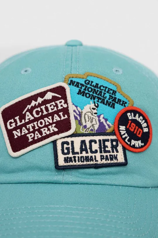 American Needle czapka z daszkiem bawełniana Glacier National Park niebieski