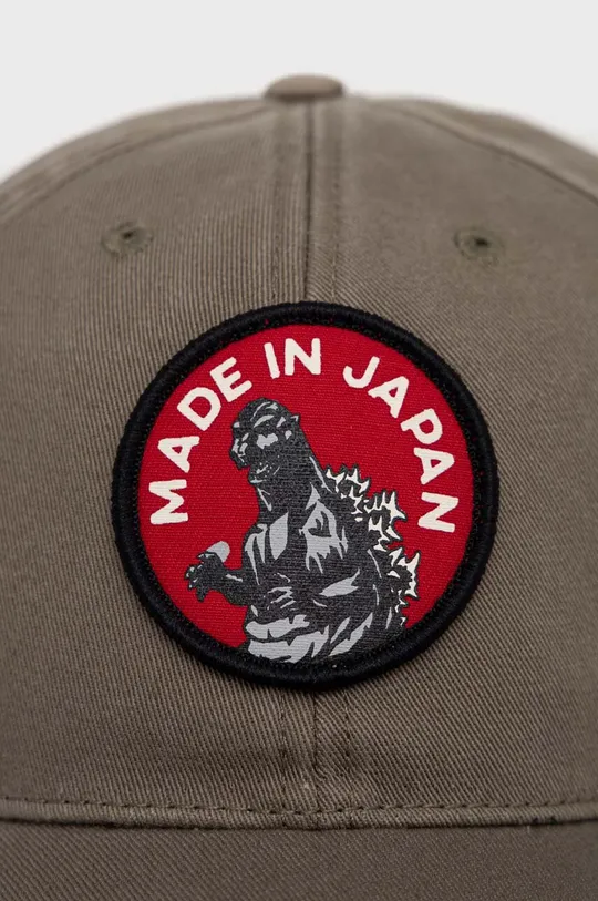 Pamučna kapa sa šiltom American Needle Godzilla zelena