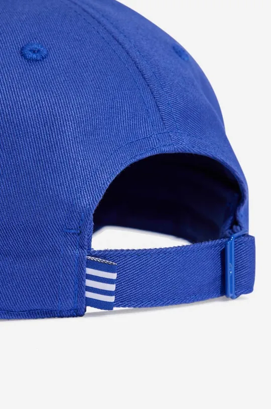 niebieski adidas Originals czapka z daszkiem bawełniana