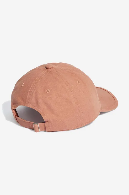 Βαμβακερό καπέλο του μπέιζμπολ adidas Originals πορτοκαλί