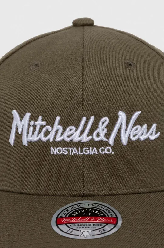 Kapa sa šiltom s dodatkom vune Mitchell&Ness zelena