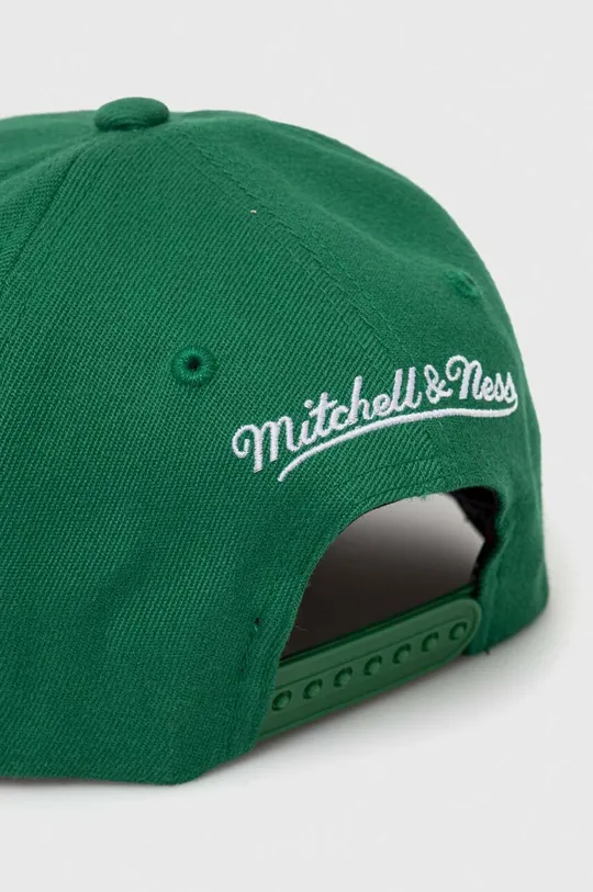Mitchell&Ness czapka z daszkiem z domieszką wełny Boson Celtics zielony