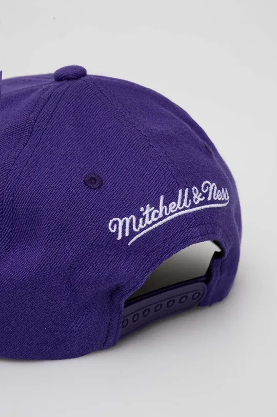 Mitchell&Ness czapka z daszkiem z domieszką wełny Los Angeles Lakers 82 % Akryl, 15 % Wełna, 3 % Elastan