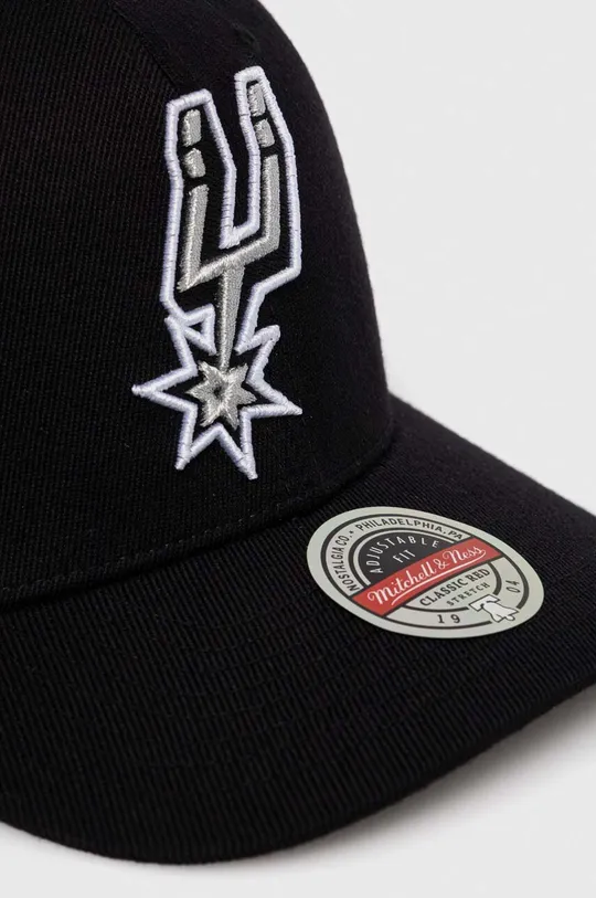 Mitchell&Ness cappello con visiera con aggiunta di cotone San Antonio Spurs nero