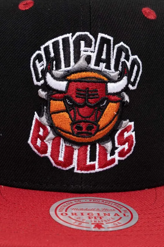 Kapa sa šiltom Mitchell&Ness Chicago Bulls crna
