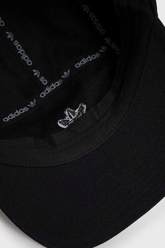black adidas Originals cotton baseball cap