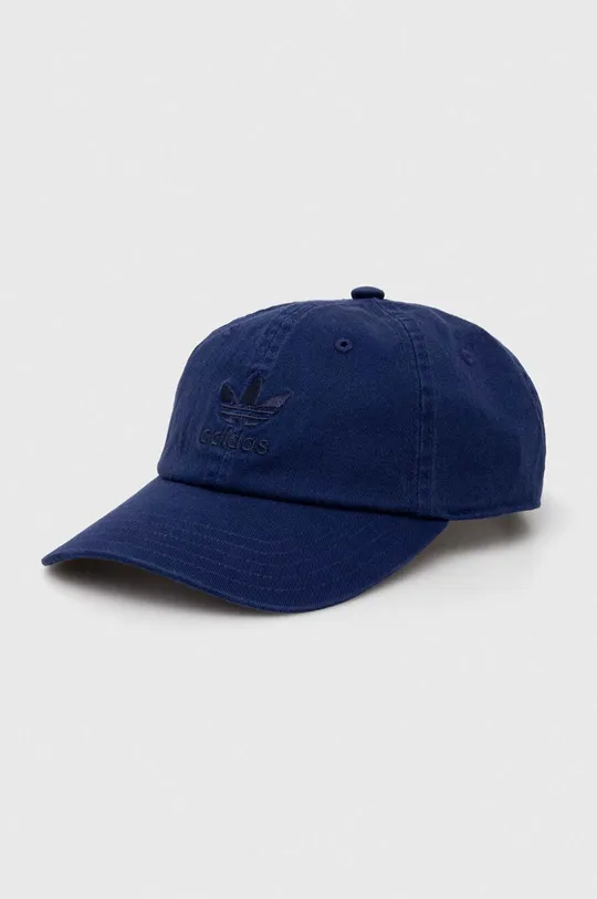 μπλε Βαμβακερό καπέλο του μπέιζμπολ adidas Originals Unisex
