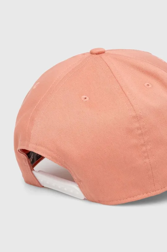 Βαμβακερό καπέλο του μπέιζμπολ adidas πορτοκαλί