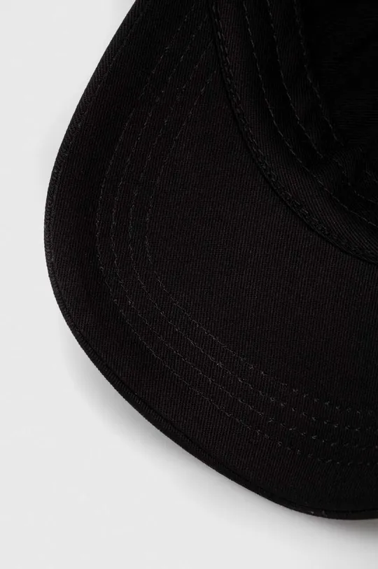μαύρο Βαμβακερό καπέλο του μπέιζμπολ Lyle & Scott