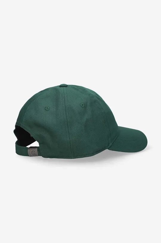 zielony Carhartt WIP czapka z daszkiem bawełniana Canvas Script