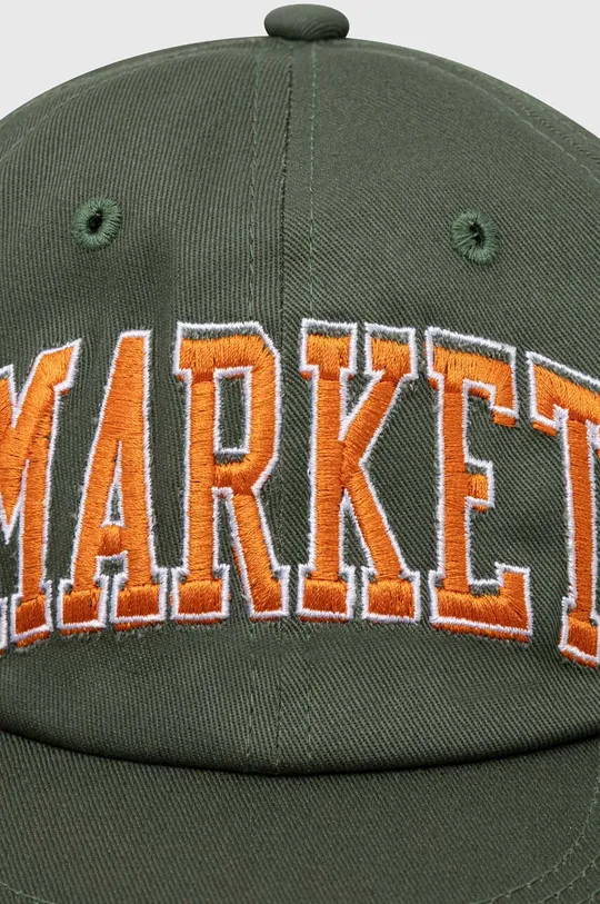 Market șapcă de baseball din bumbac verde