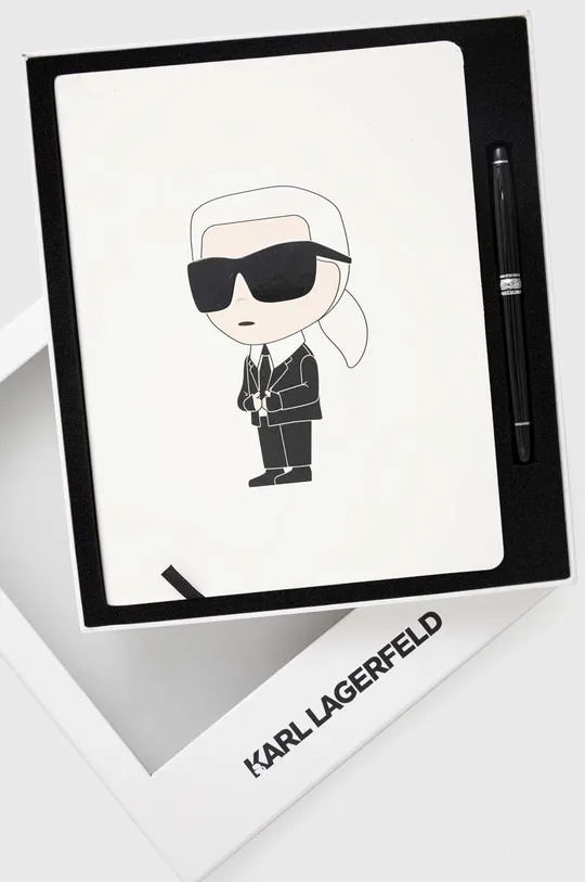 λευκό Σημειωματάριο και στυλό Karl Lagerfeld Unisex