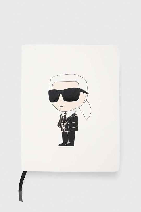 Karl Lagerfeld jegyzetfüzet és toll  80% papír, 20% poliuretán