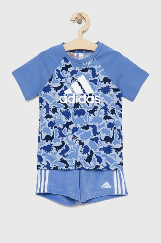 голубой Детский комплект adidas I AOP CO T SET Для мальчиков