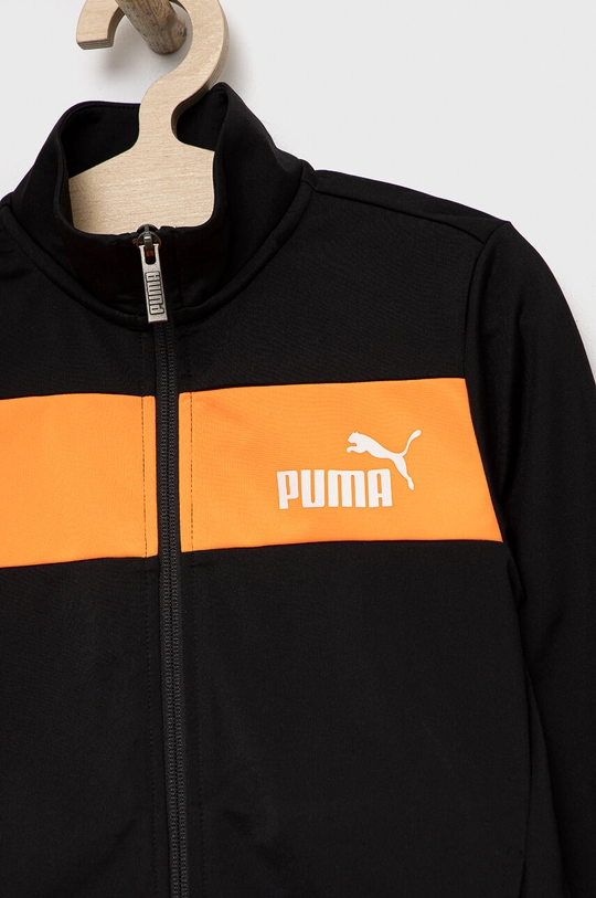 чёрный Детский спортивный костюм Puma Poly Suit cl B