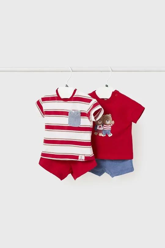 κόκκινο Παιδικό σετ Mayoral Newborn 2-pack Για αγόρια