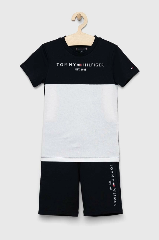 μαύρο Παιδικό βαμβακερό σετ Tommy Hilfiger Για αγόρια