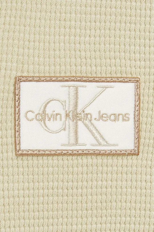 bež Pamučna dječja trenirka Calvin Klein Jeans